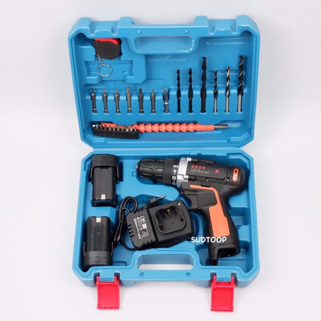 ENZO ชุดสว่าน ไขควง ไร้สาย แบต 26v