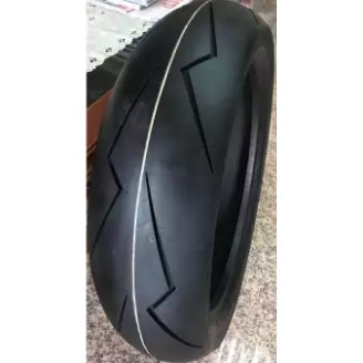 ยางลายสายฟ้าขอบ 17 ขนาด 140/70-17 เรเดียล ยี่ห้อ Fujiyama สำหรับ M Slaz CBR Z300 R15 R3 หนึบเกาะถนน 