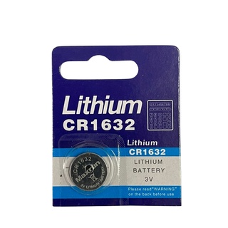 ถ่านกระดุม Lithium 3V CR1632 สำหรับไม้เซลฟี่, นาฬิกา, เครื่องคิดเลข, เครื่องมืออิเล็กทรอนิกส์, บันทึกเสียง และเครื่องใช้