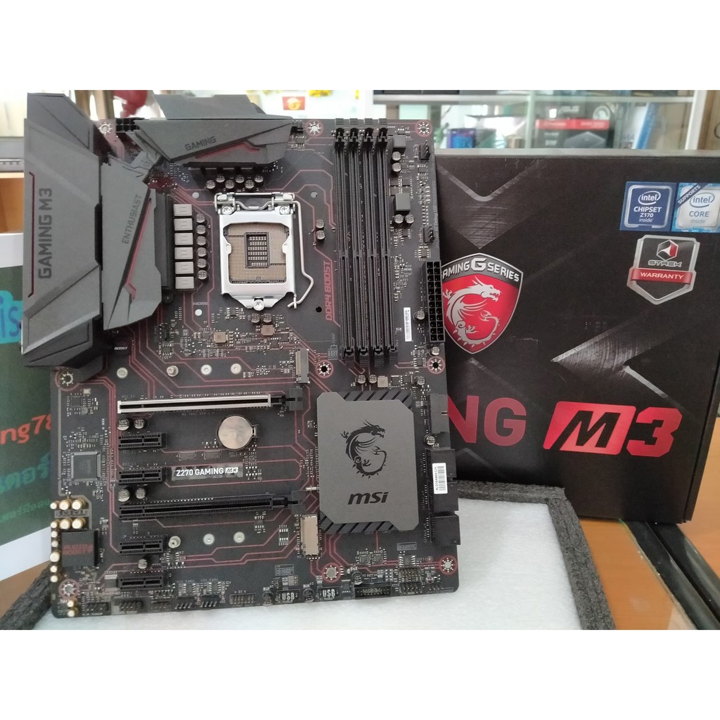 เมนบอร์ด MSI Z270 Gaming M3