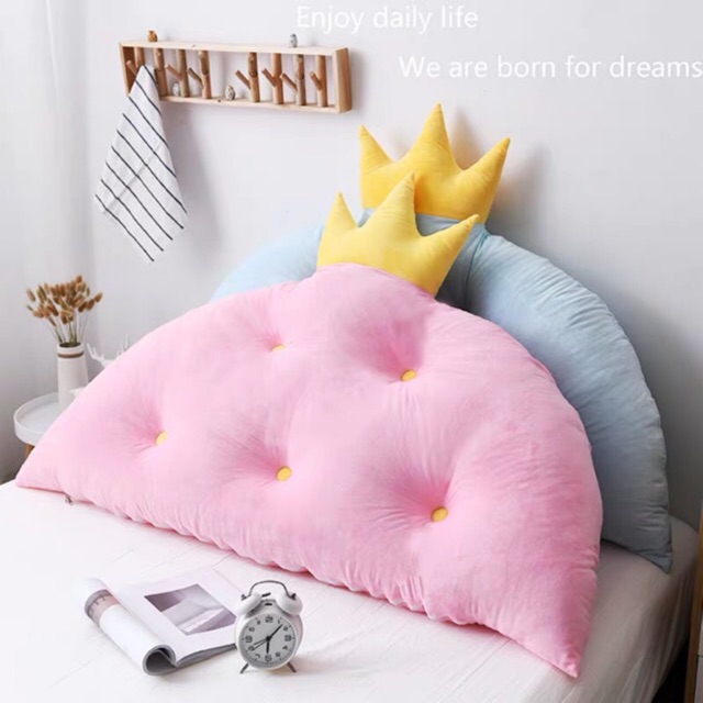 พร้อมส่ง หมอนหัวเตียงมงกุฎเจ้าหญิง
