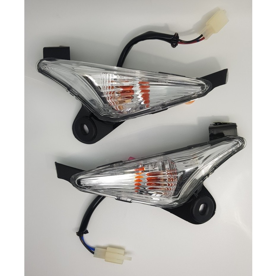 ไฟเลี้ยวหน้า NOUVO 135 ELEGANCE เลนส์ไฟเลี้ยวสีใส ชุดไฟเลี้ยวหน้า HMA FRONT WINKER SET  UK