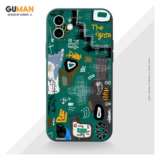 GUMAN เคสไอโฟน เคสซิลิโคนนุ่มกันกระแทกการ์ตูนน่ารักตลก เคสโทรศัพท์ Compatible for iPhone 14 13 12 11 Pro Max SE 2020 X XR XS 8 7 6 6S Plus พลัส XYM1099