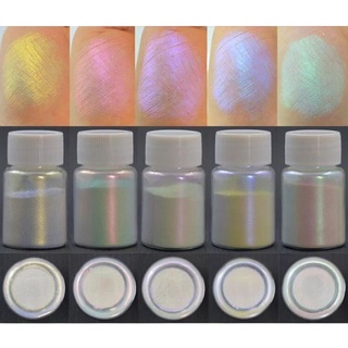 13 สี Aurora เรซิ่นผง Mica Pearlescent Pigments Kit