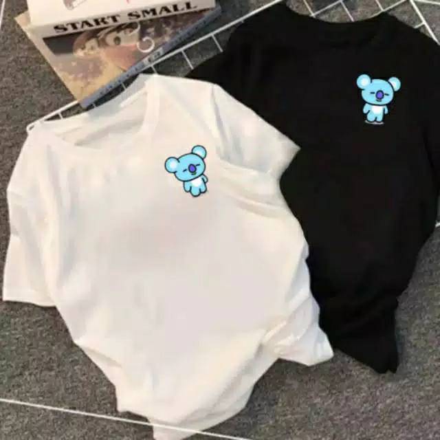 Bts เสื้อยืด kpop bt21 koya chibbi