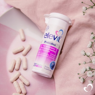 Elevit Probiotic โปรไบโอติก สำหรับผู้หญิงตั้งครรภ์ และให้นมบุตร 30 แคปซูล