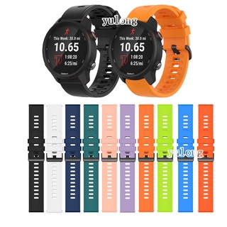 สายนาฬิกาซิลิโคนสำหรับ Garmin Forerunner 645245 เพลง