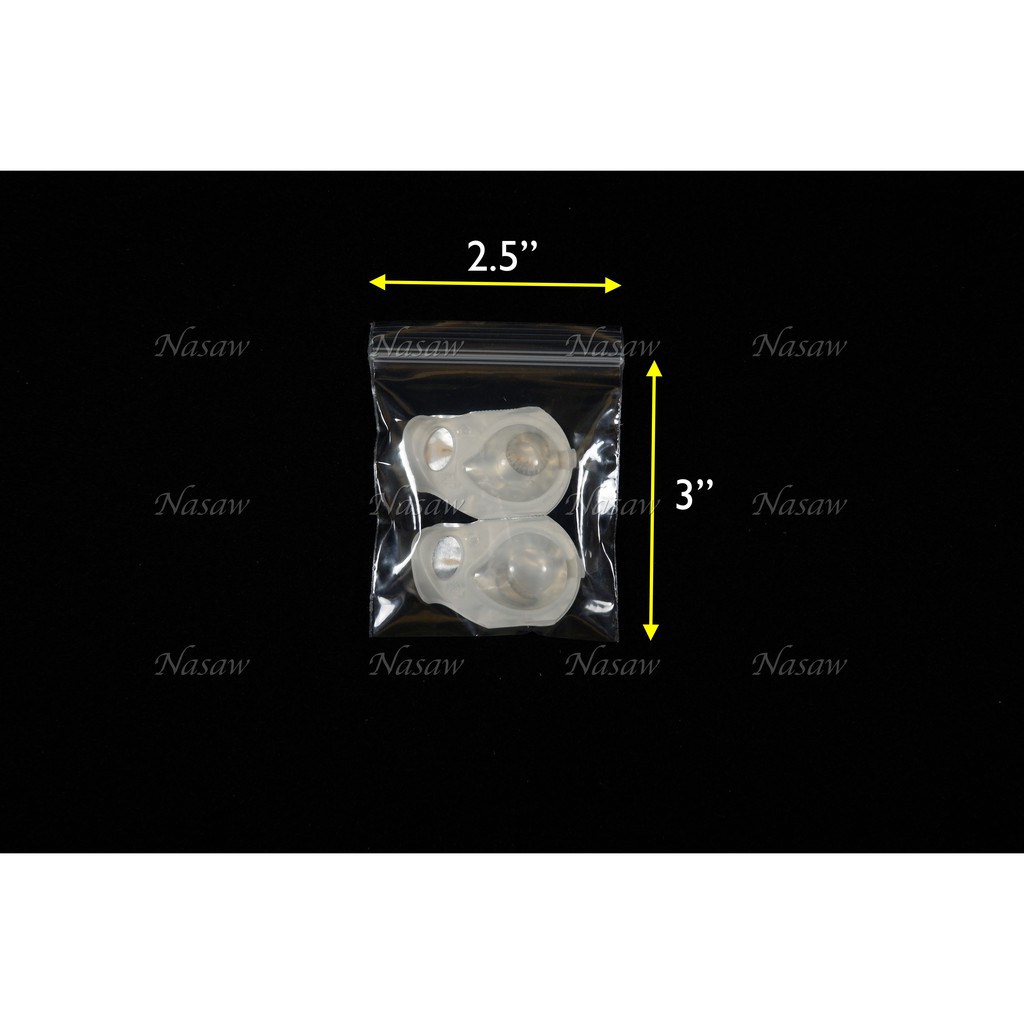 ถุงพลาสติกซิปล็อคซิป 2.5x3 นิ้ว/ถุงซิป/ถุงพลาสติกใสปิดผนึก/ถุงพลาสติกซิป [100 ชิ้น]