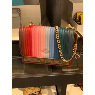 ส่งฟรี ของแท้100%🌈New Coach Klare Crossbody