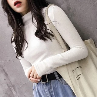 SUNDAY2020🎀 เสื้อยืดแขนยาวคอเต่า ผ้าดี นิ่มใส่สบาย โคตรคุ้ม