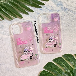 🌈 พร้อมส่ง 🐰 Esther Bunny Travel Half Mirror Phone Case ลิขสิทธิ์แท้ (14 Pro Max/13 Pro/11)