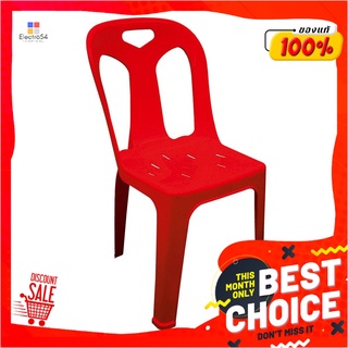 เก้าอี้พนักพิงพลาสติก เกรด A รุ่น 7002 คละสี Chair #7002 Grade A