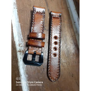 สายนาฬิกาหนังแท้ hand made ปลีก ส่ง มีเก็บเงินปลายทางค่ะ