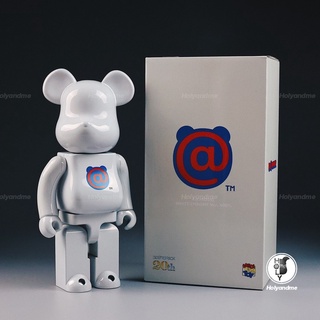 Bearbrick 1st MODEL WHITE CHROME Ver. 400% &amp; 100%