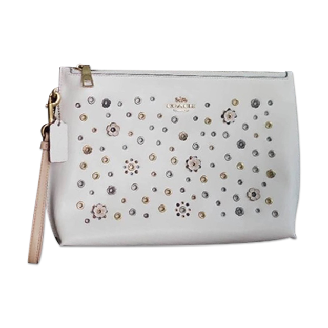 Large Charlie Pouch With Scattered Rivets coach72400