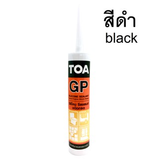 TOA กาวซิลิโคน ซิลิโคน ซีลแลนท์ (สีดำ) 280ml