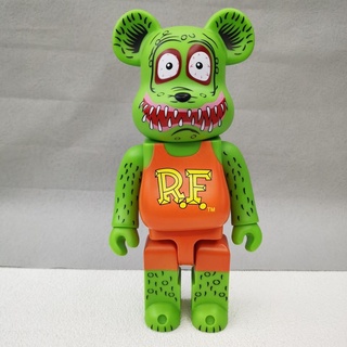 ฟิกเกอร์ Bearbrick Rat Fink Street Graffiti Bearbrick 400% ขนาด 28 ซม. ของขวัญ ของเล่นสําหรับเด็ก