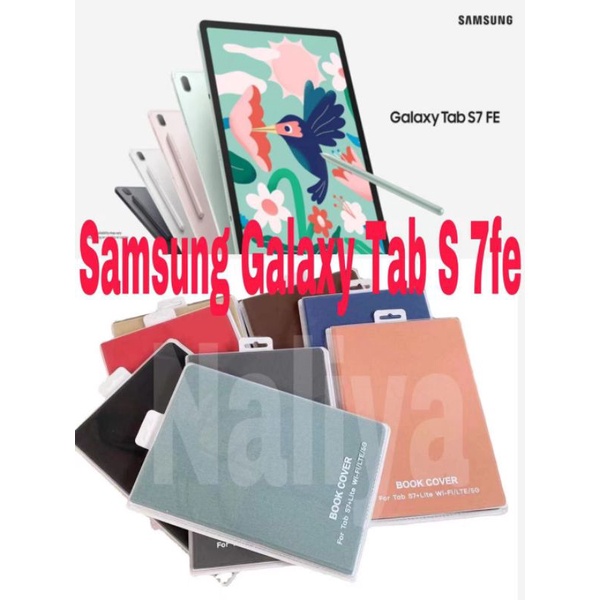 Book Cover Samsung Galaxy Tab S7 FE 12.4* SM-T735 (2021)เคส ฝาพับ Samsung Galaxy Tab S7fe 12.4* พร้อมส่งจากไทย