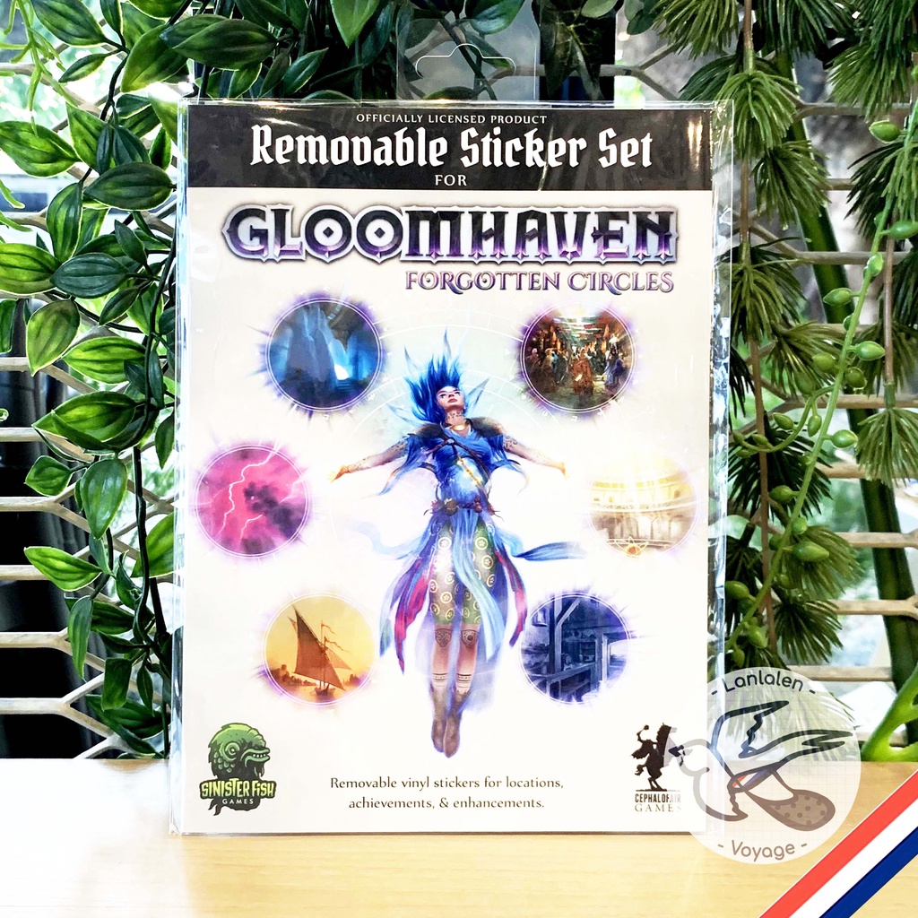 Gloomhaven Removable Sticker Set Forgotten Circles Jaws of Lion TH ภาษา ...