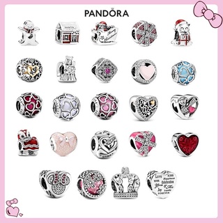 Pandora ลูกปัดเงินสเตอร์ลิง 925 กลวง เครื่องประดับ Diy p326