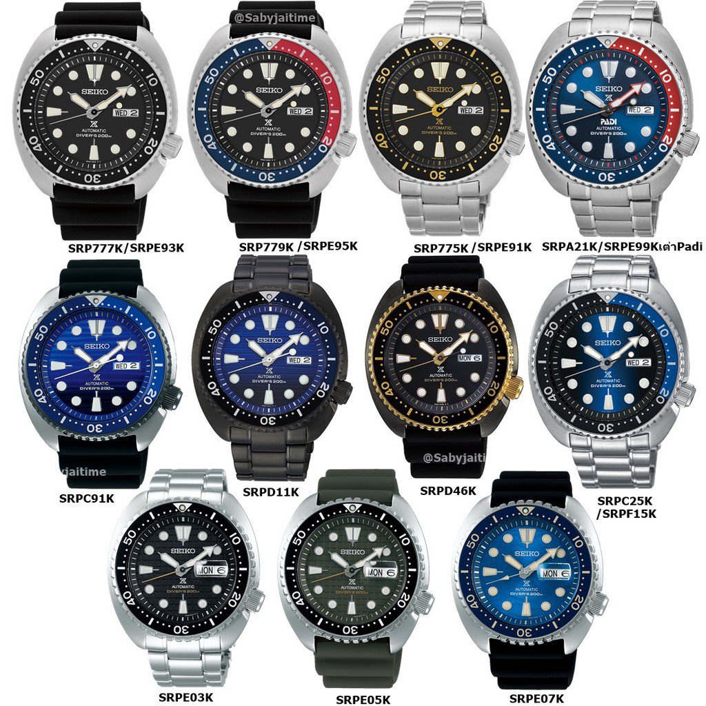 ใหม่SEIKO PROSPEX DIVER รุ่น SRP777K1 SRP777 SRP779K1 SRP779K SRP775K1 SRP775K ประกันศูนยnไทย 1 ปี