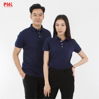 เสื้อโปโล เกรดพรีเมี่ยม ปิเก้   สีกรมท่า CA08  - Polomaker