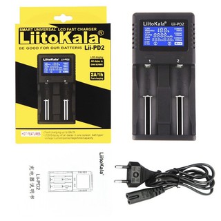 Liitokala Lii-PD2 LCD display ชาร์จไว้สูงสุด 2A/1h