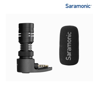 Saramonic SmartMic+ ไมโครโฟน Plug and Play Directional Condenser สำหรับ โทรศัพท์มือถือทั้งระบบ iOS และ Android