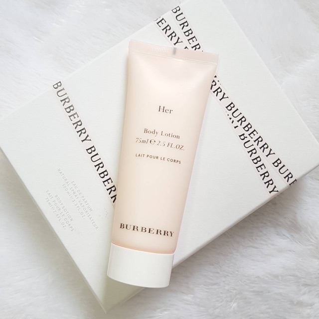 burberry her body lotion