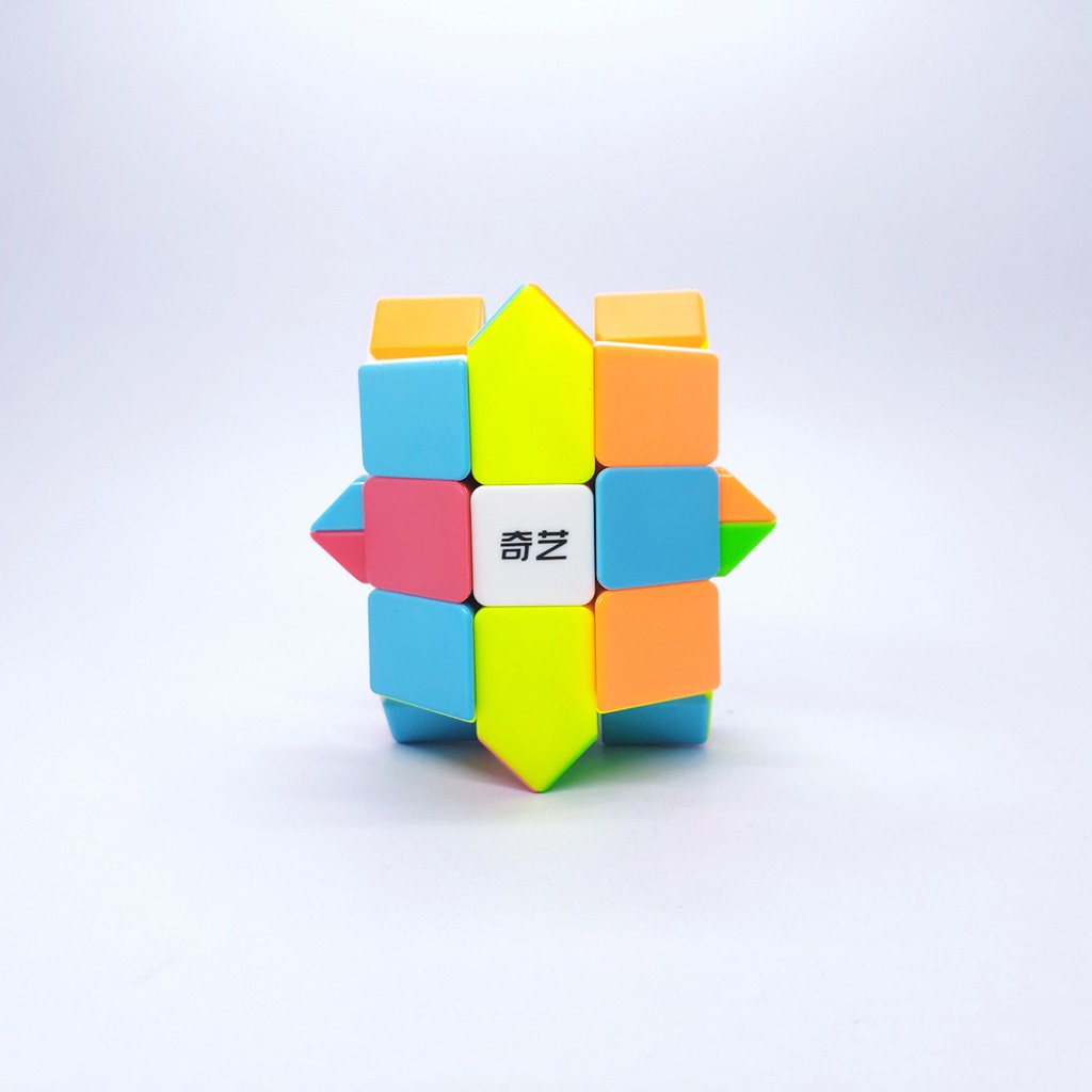 รูบิค แปลก ๆ รูบิค ของแท้ อย่างดี Qiyi Fisher Cube 3×3 Stickerless Magic Cube rubix cube qiyi cube SharkRubik