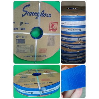 สายส่งน้ำ sunnyhose 100ม.ขนาด 3นิ้ว - 4นิ้ว สินค้าญี่ปุ่น คุณภาพสูงสุด กดสั่งได้ order ละ 1 ม้วนเท่านั้น