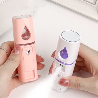（พร้อมส่งBKK ）เครื่องพ้นไอน้ำเครื่องพ่นสเปรย์นาโน มินิ แบบพกพา ชาร์จ USB 20ml แบบพกพา（เพิ่มแอลกอฮอล์ได้）