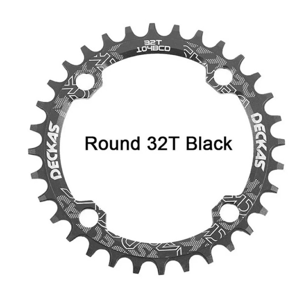 DECKAS ใบจานเดี่ยว ใบกลม bcd104 104bcd 104 32T/34T/36T/38T 40T 42T [ส่งสินค้าทุกวัน มีเก็บปลายทาง] - รูปที่ 3