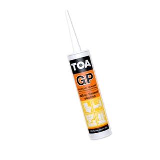 TOA ทีโอเอ ซิลิโคน ซีลแลนท์ ชนิดกรด จีพี (สีขาว,ดำ,ใส) 280ml.