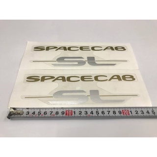 สติ๊กเกอร์ SPACECAB SL ติดแค๊ป ISUZU TFR ปี96