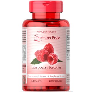 ของแท้!! Puritans Pride Raspberry Ketones 100/600mg Complex/120/60 Capsules