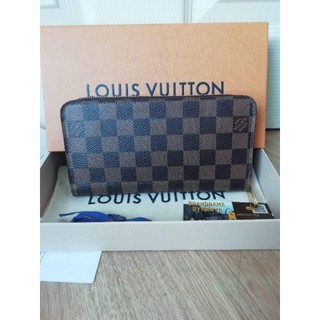 lv zippy long wallet damier สภาพlike new แท้100% อปก.ครบ