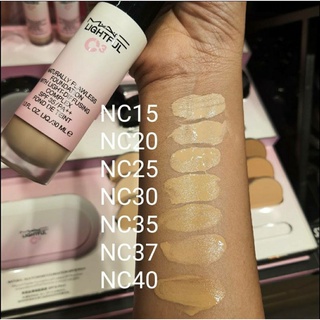 MAC รองพื้นLight Fullผิวสวยเพิ่มแสง LIGHTFUL C3 NATURALLY FLAWLESS FOUNDATION WITH LIGHT-DIFFUSING COMPLEX SPF35/ PA++