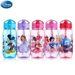 !!!พร้อมส่งในไทย ถูกมาก**Disney กระติกน้ำหลอดเด้ง ขวดน้ำเด็ก ขวดน้ำหลอดเด้ง