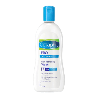 เซตาฟิล Cetaphil Pro AD Derma Skin Restoring Body Wash ผลิตภัณฑ์ทำความสะอาดผิว ลดผื่นภูมิแพ้ผิวหนัง ผิวแห้ง ผิวคัน 295 ml.