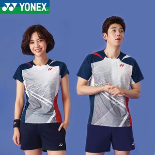 2020 ใหม่เสื้อยืดกีฬาแบดมินตัน YONEX 3607 Quick-drying ชายและหญิง Tee