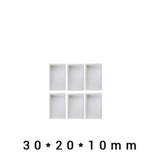 แพนสีน้ำ (0.5 ,2 ,4 ml) แพนเปล่า แพนสีน้ำ Empty Pan for Watercolour สีขาว