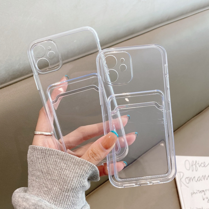 เคส Redmi Note 11 11S 10 10S 9 9S 8 Pro Redmi 10 10C 10A 9 9A 9T 9C POCO M3 X3 NFC Xiaomi MI 11 Lite 11T Pro Note11 Note10 4G Note9 Note8 Redmi10 2022 Transparent Protect Camera Card Package Soft Case #8