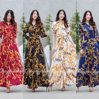 maxi shirt dress รุ่นนี้ต้องบอกว่าเป็นงาน ออกแบบ ที่ลงตัวมากๆ กับการปล่อยผ้ายาวทั้งตัว