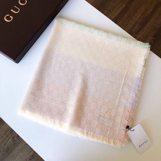 Gucci​ Jacquard Scarf​ Original​ Pink