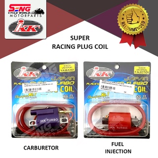 Ikk SUPER RACING ปลั๊กคอยล์จุดระเบิด สําหรับ YAMAHA RXZ Y125 ZR LC135 Y15 ZR SRL115 HONDA EX5 Rs150 และอื่น ๆ