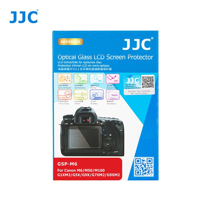 JJC GSP-M6 กระจกกันรอยกล้อง Canon EOS M6