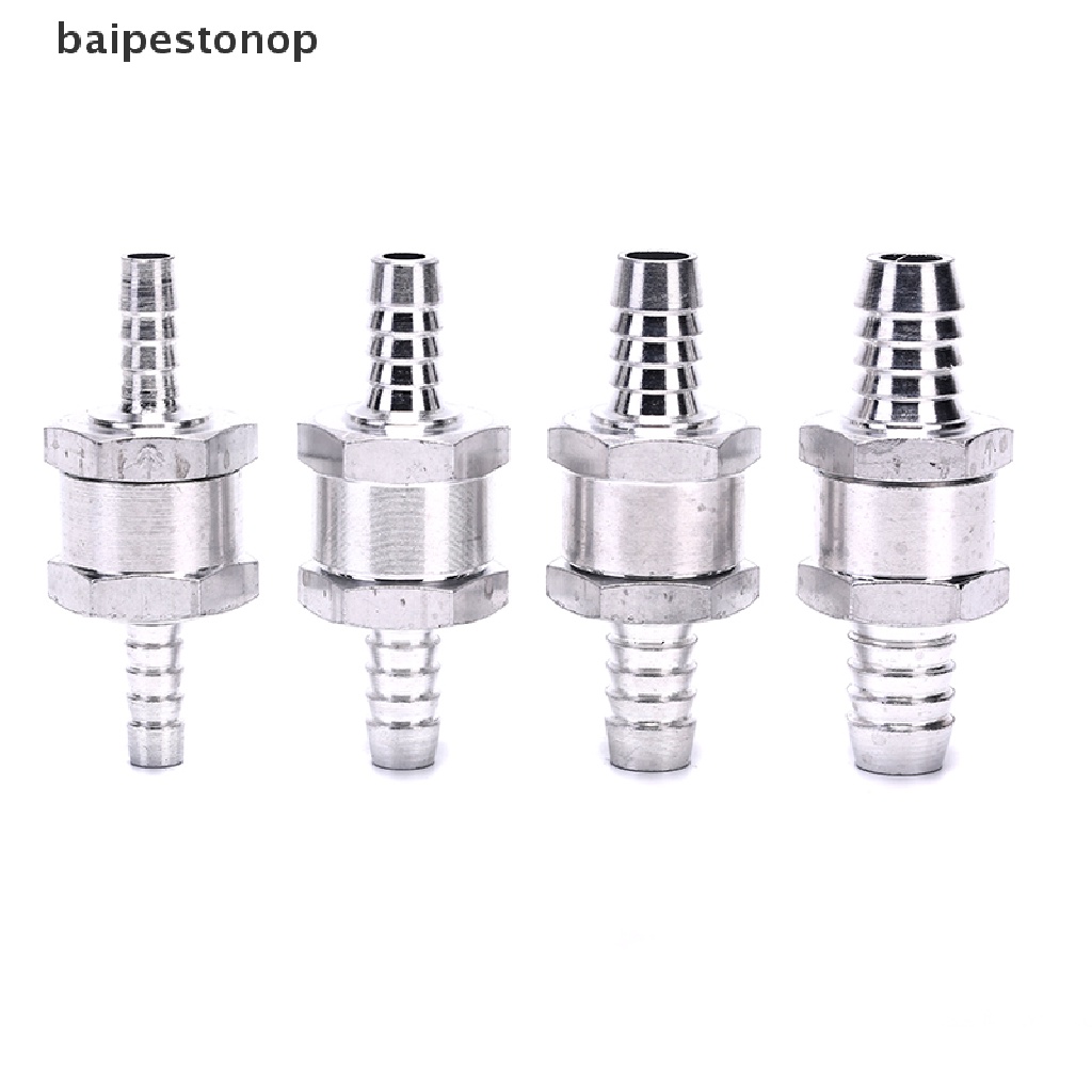 [baipestonop] วาล์วตรวจสอบน้ํามันเชื้อเพลิงทางเดียว อะลูมิเนียมอัลลอย ไม่ย้อนกลับ 4 ขนาด 6 8 10 12 มม.
 ♨ขายดี - รูปที่ 3