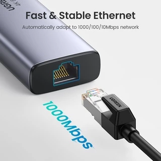 UGREEN ใหม่ • 60hz ฮับอะแดปเตอร์ USB สีเขียว 4K 60Hz USB C เป็น HDMI 2.0 RJ45 USB 3.0 PD อุปกรณ์เสริม สําหรับ Macbook Air iPad Pro M1 PC