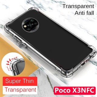 เคสใสเคสกันกระแทก Xiaomi Poco X3 Pro NFC pocophone X3 pocox3 X 3 NFC X3Pro เต็มป้องกัน  เคสโปร่งใส เคสปก Case